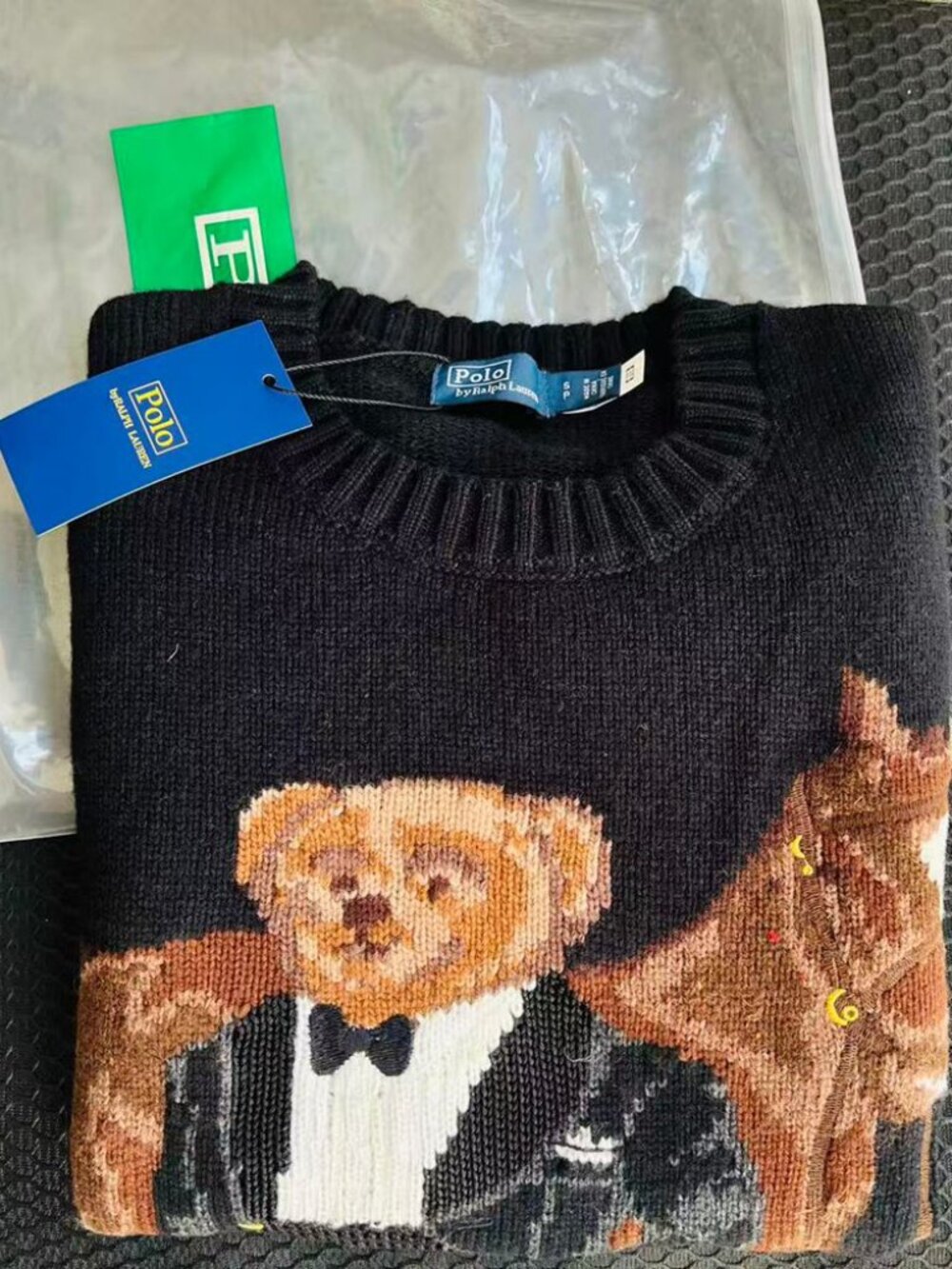 Polo Ralph Lauren Teddy Bear Horse Knit Sweater - Picture 6 of 7
